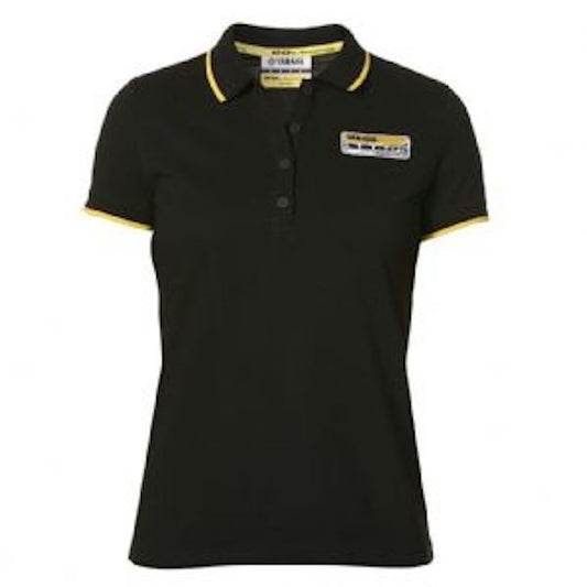 New Official Yamaha 60Th Anniversary Woman's Black Polo Shirt - 16 17005