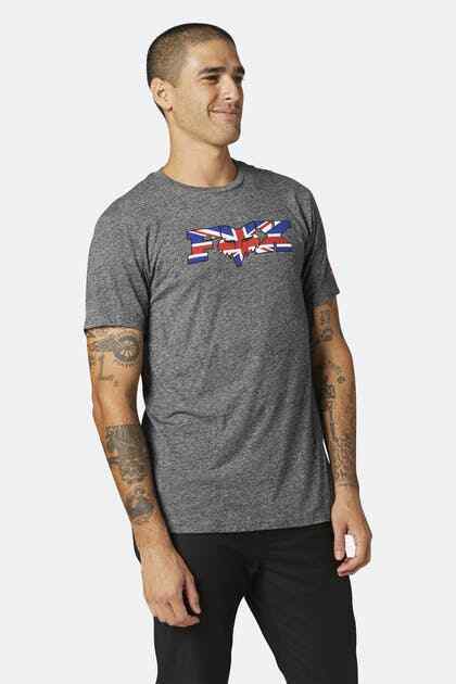 Fox Racing Uk Flag Premium T Shirt - 191972491771