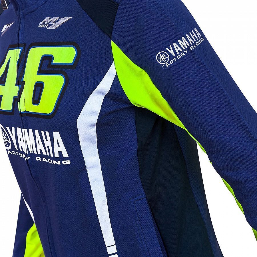 VR46 Official Womans Blue Yamaha Sweatshirt - Ydwfl 272409