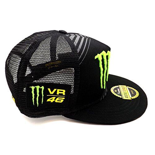 Official Valentino Rossi VR46 Monster Flat Peak Truckers Cap - Momca 114904