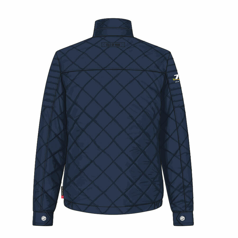 Isle Of Man TT Races Official Ladies Blue TT Jacket - 20Ljkt3