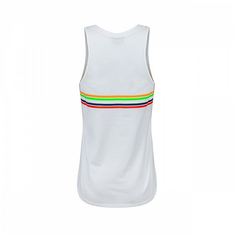 Official Valentino Rossi VR46 White Woman's Tank Top - Vrwtt 307106