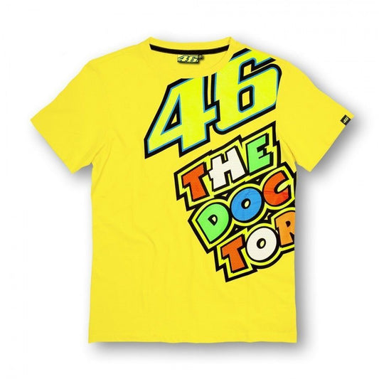 Official Valentino Rossi VR46 Yellow The Doctor T'Shirt - Vrmts 152301