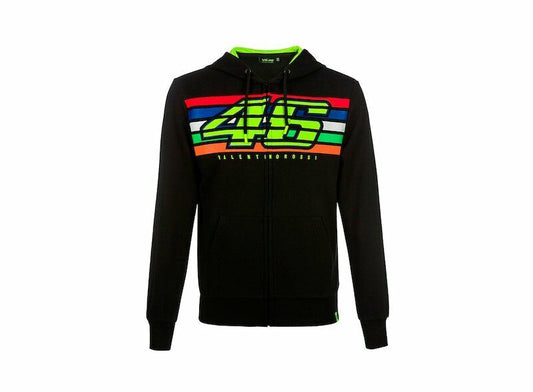 VR46 Official Valentino Rossi Stripes Hoodie - Vrmfl 350504