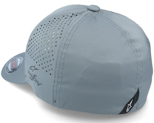 Alpinestar Angle Lazer Tech Flexifit Grey Baseball Cap - 1230 81001