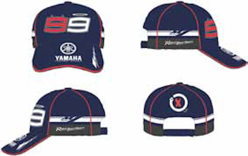 New Official Jorge Lorenzo Blue Yamaha Cap 14 47001