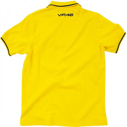 New Official Valentino Rossi VR46 Kids Yellow Polo