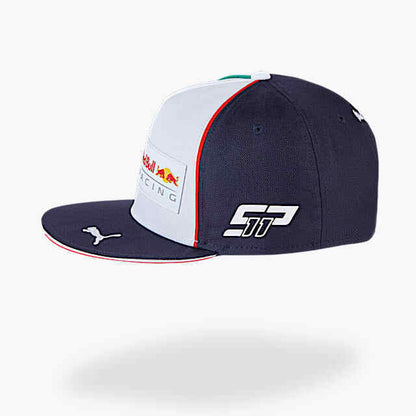 Red Bull Racing F1 Sergio Perez Special Edition Mexico Flat Peak Baseball Cap -