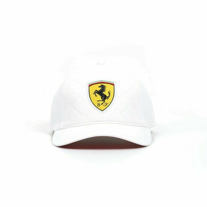 Scuderia Ferrari Fan's Quilted White Baseball Cap - 130181044 200
