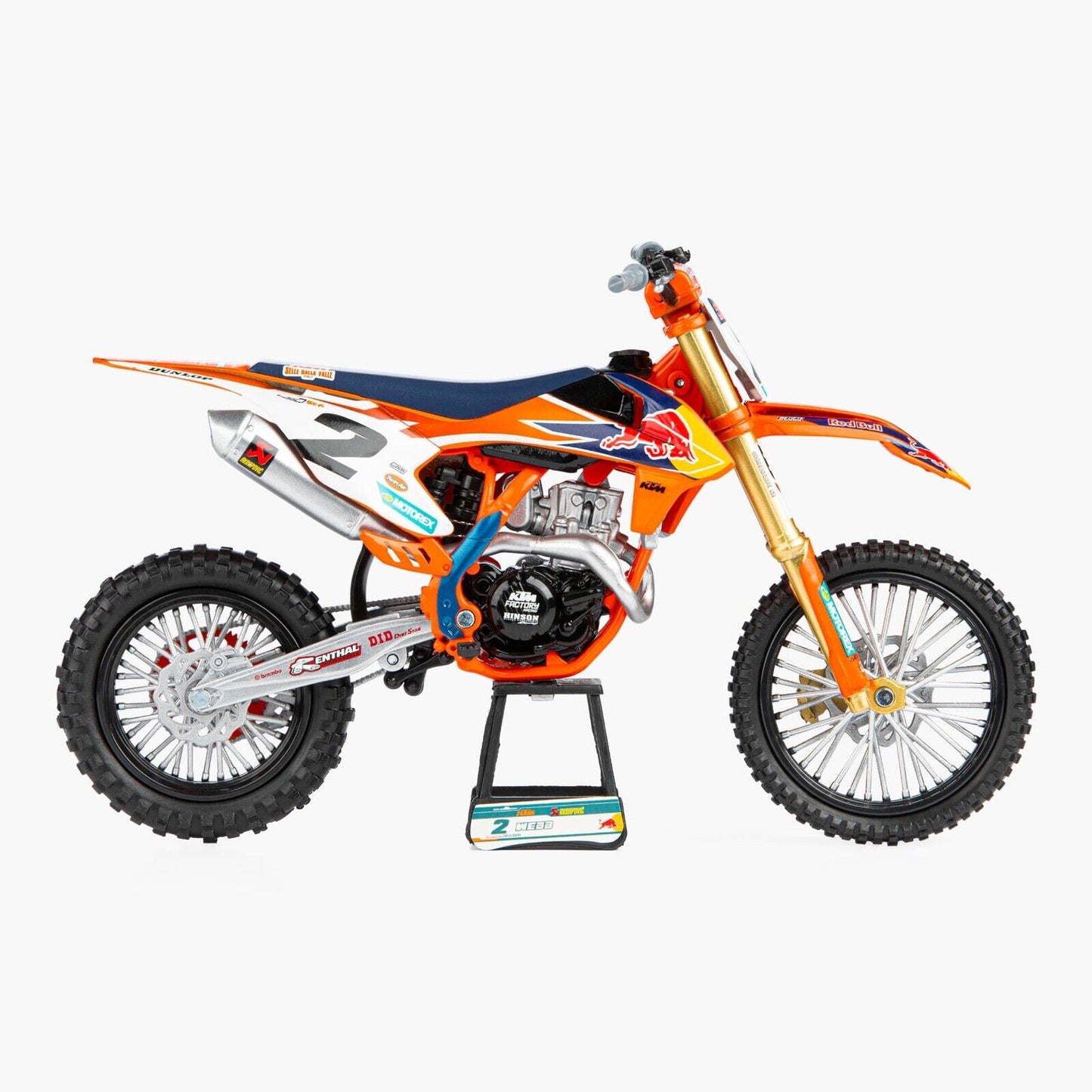 Official Red Bull KTM Racing Webb 1:10 Model World Mxgp Bike - KTM22042