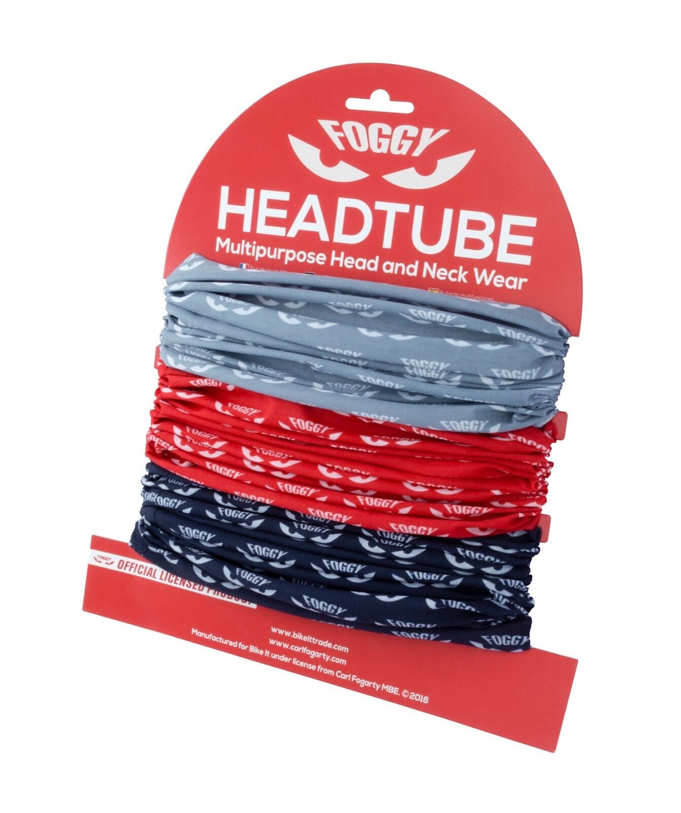 Official Carl 'Foggy' Fogarty Set Of 3 Headtubes