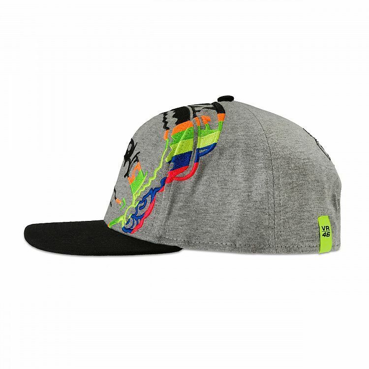 VR46 Valentino Rossi Official Dottorino Grey Cap - Vrmca 351905