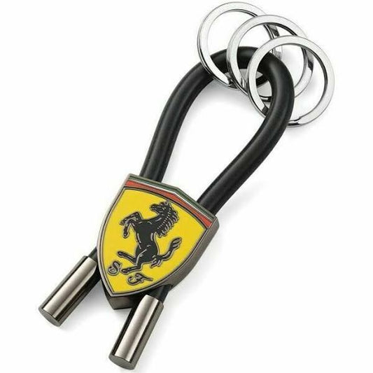 F1 Scuderia Ferrari Black Rubber Keyring -