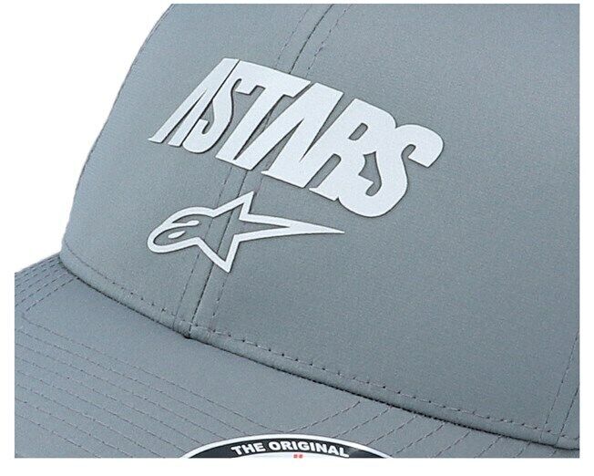 Alpinestar Angle Lazer Tech Flexifit Grey Baseball Cap - 1230 81001