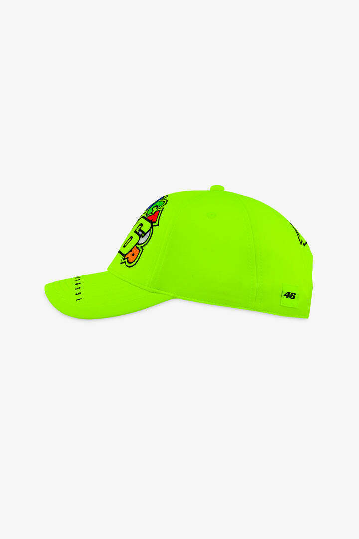 Official Valentino Rossi VR46 Kids Flo Yellow Doctor Cap - Vrkca 431628