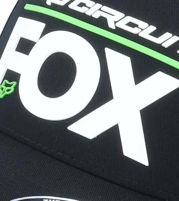 Fox Racing Pro Circuit Black/Green Flexifit Baseball Cap - 28338-001