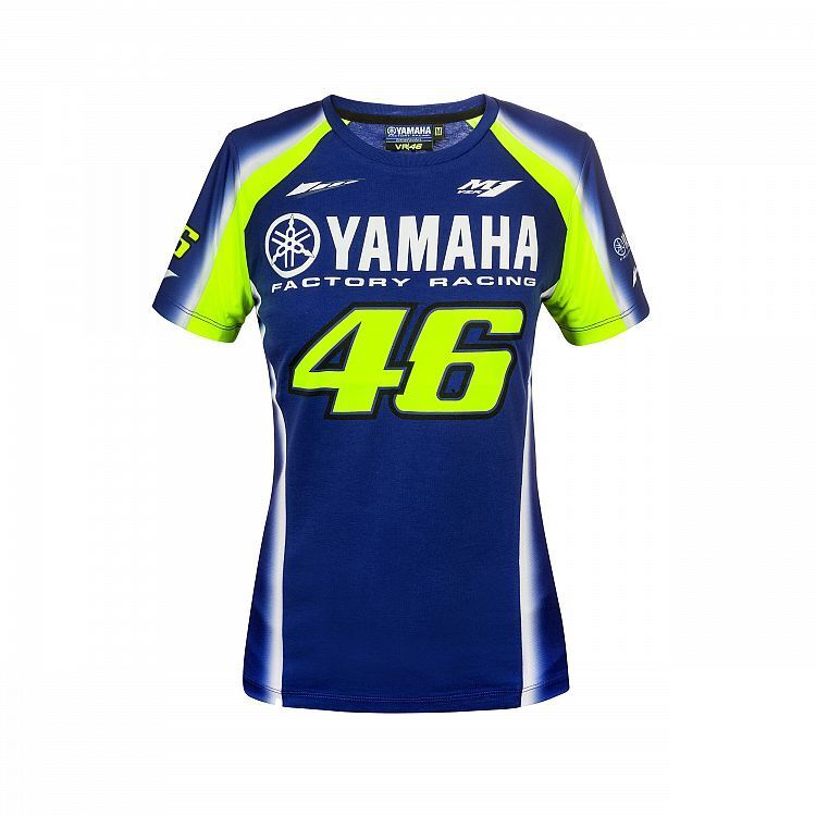 VR46 Official Valentino Rossi Dual Yamaha Womans T'shirt - Ydwts 31430