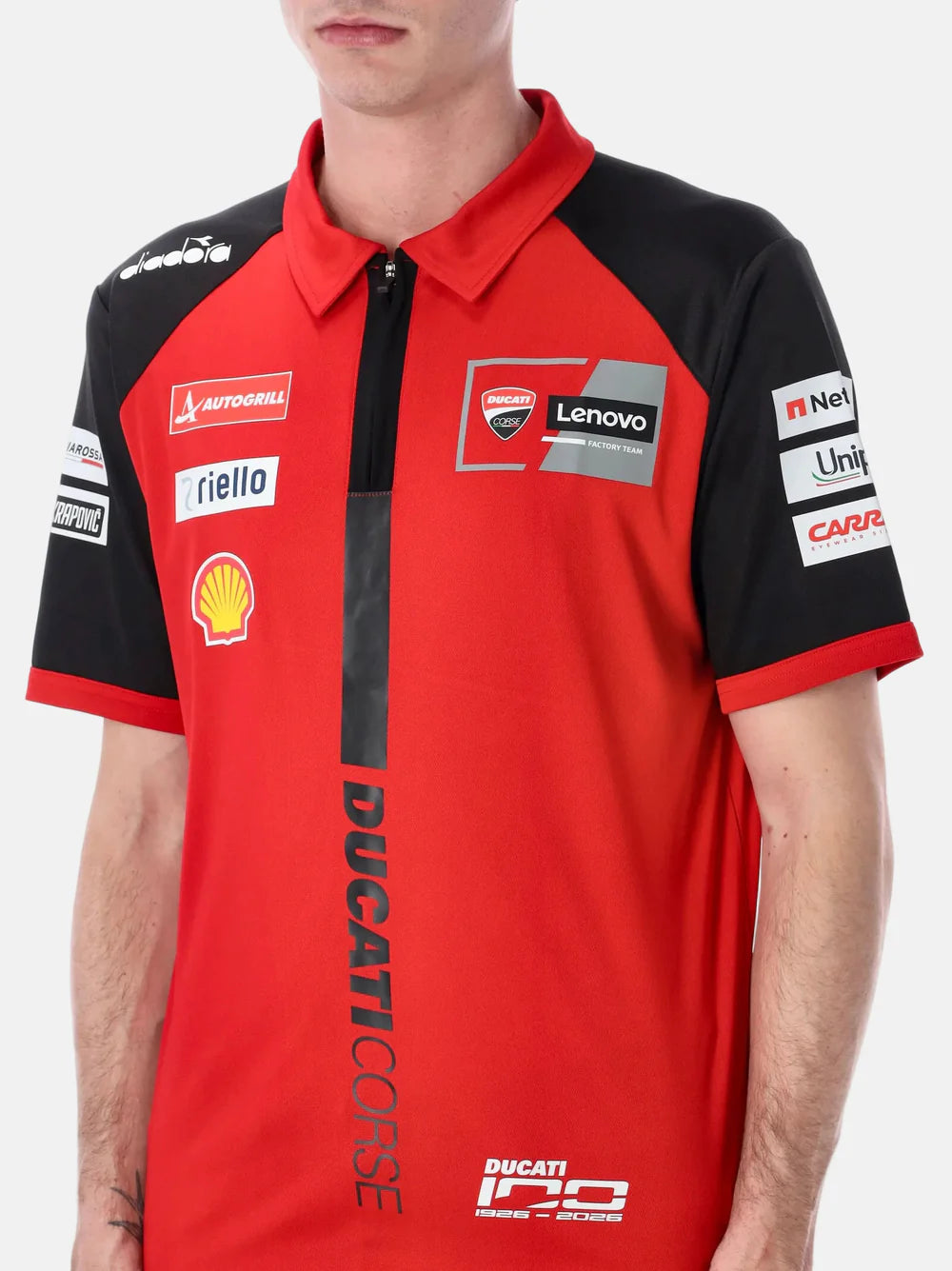 Official  Ducati Lenovo Motogp 2026 Team Polo-shirt - 26 16002