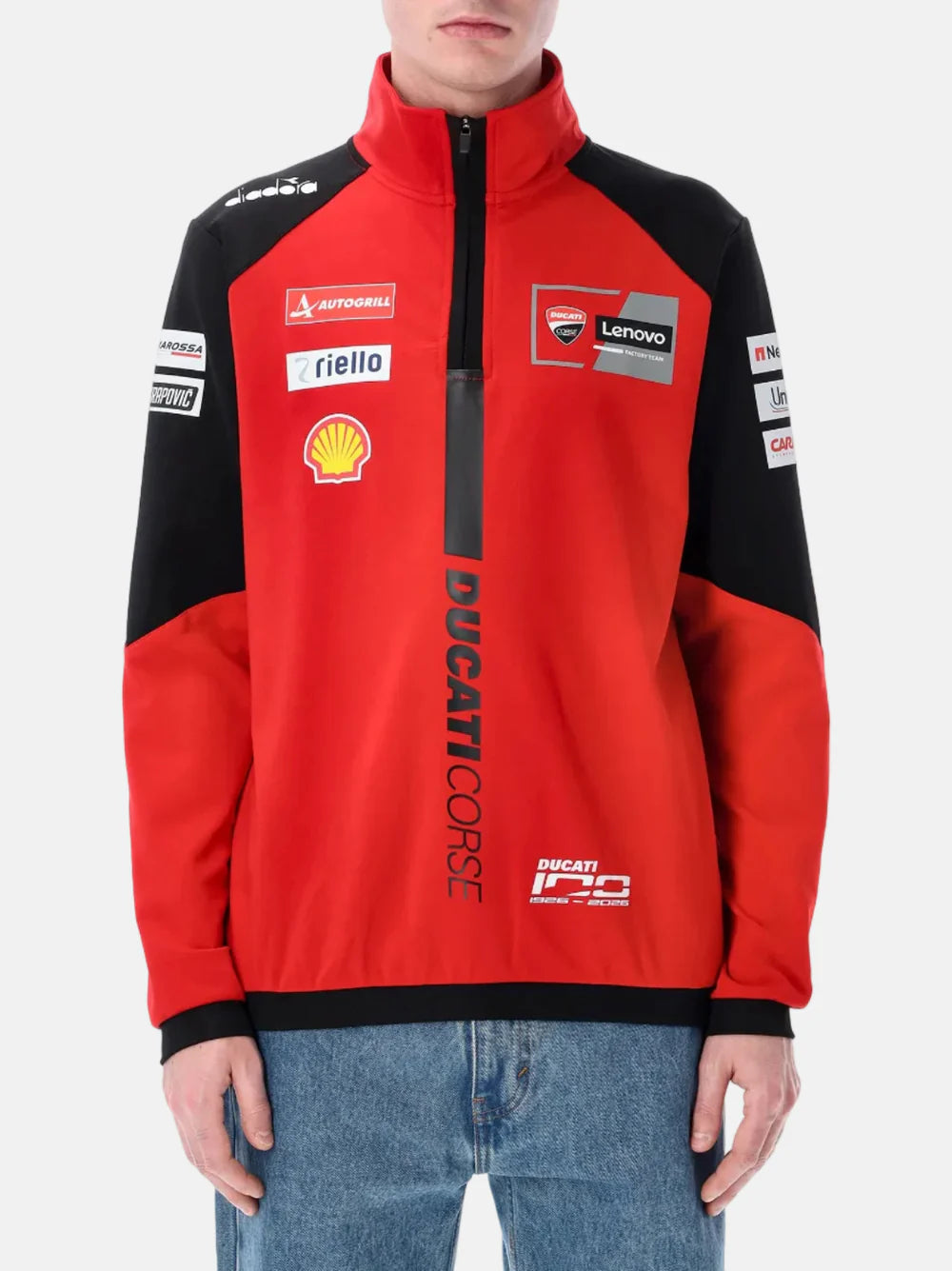 Official  Ducati Lenovo Motogp Team 1/4 Zip Sweatshirt - 26 66003
