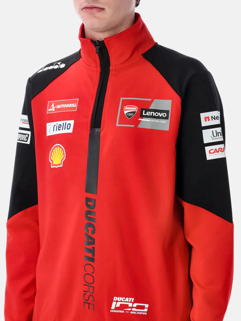 Official  Ducati Lenovo Motogp Team 1/4 Zip Sweatshirt - 26 66003