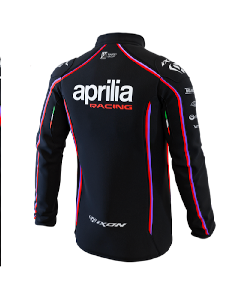 Official Aprilia Racing Team 2025 SW1 Black Ixon Sweatshirt - 103101067