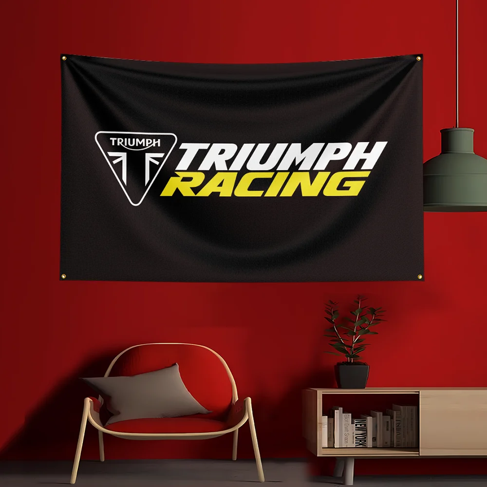 Triumph Motorcycle Logo Banner/Flag - ZH9256