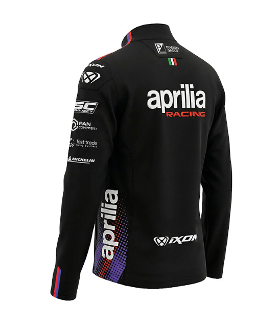 Official Aprilia Racing Team 2026 SW1 Black Ixon Sweatshirt 26 - 103101115