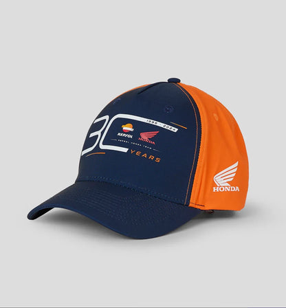 Official Repsol Honda "30yrs Celebration" Baseball Cap . Special Offer