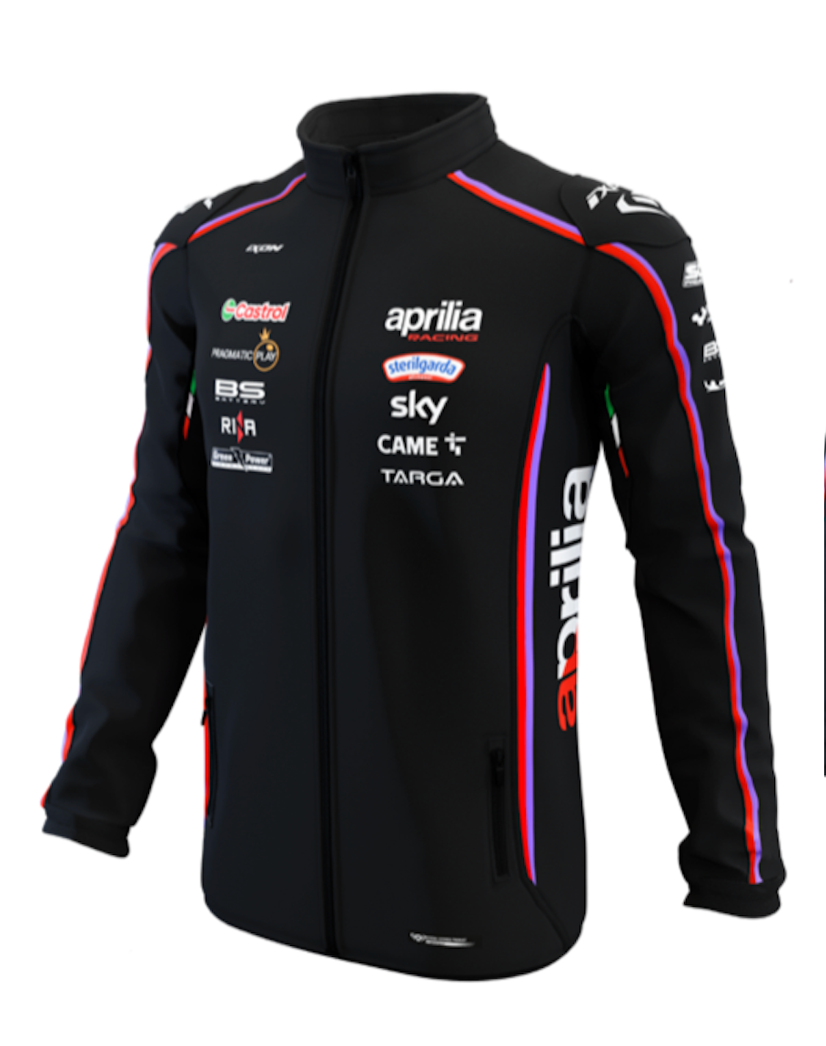 Official Aprilia Racing SF1 Team Black Softshell Jacket 25 - 105101089