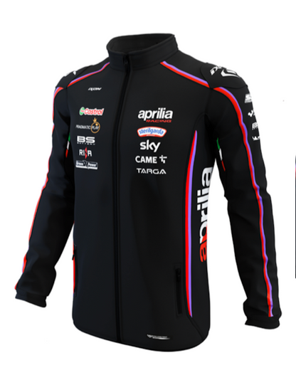 Official Aprilia Racing SF1 Team Black Softshell Jacket 25 - 105101089