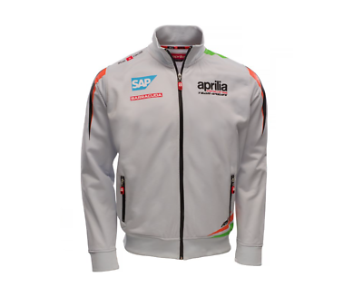 Official Gresini Aprilia Team Grey Zip Up Sweatshirt - Do.