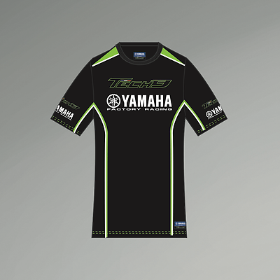 Official Tech 3 Yamaha Womans Team T Shirt - 17T3Yam-Lt