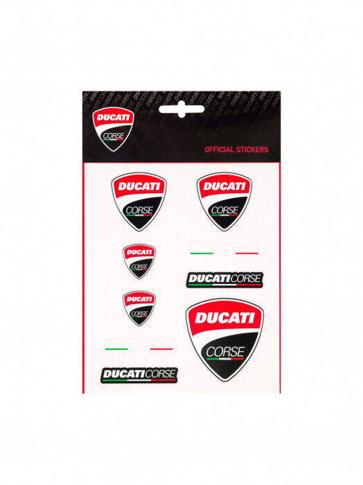 Official Ducati Corse Medium Sticker Set - 20 56003