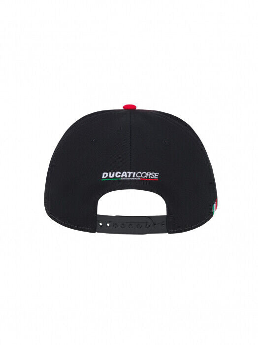 Official Ducati Corse Flat Peak Cap - 20 46006