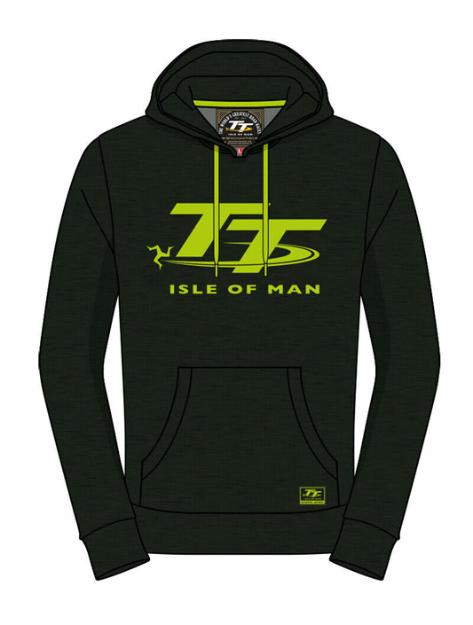 Isle Of Man TT Races Official Green Pull Over Hoodie - 18Ahz