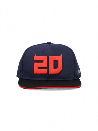 Fabio Quartararo Official 3D "20" Flat Peak Baseball Cap - 22 43803