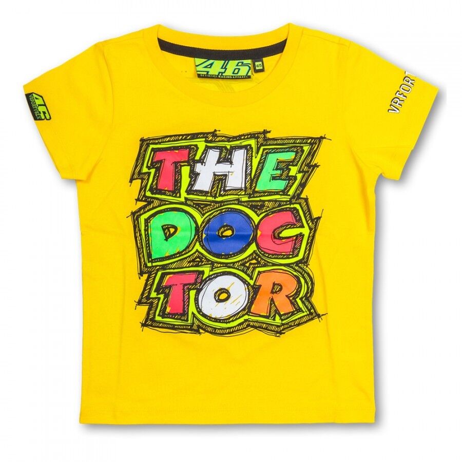 VR46 Official Valentino Rossi The Doctor Kids T'Shirt - Vrkts 206501