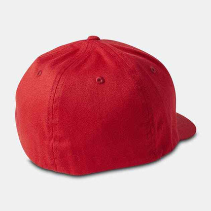 Fox Racing Red Emblem Flexifit Baseball Cap - 27096-555