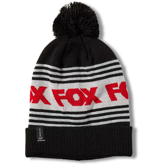 Fox Racing Frontline Black/Red Beanie - 28347-017-Os