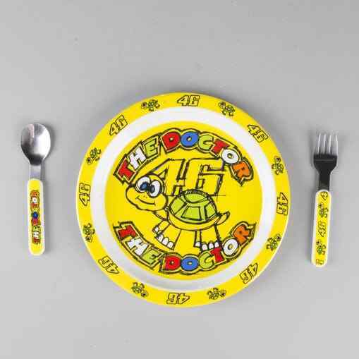 VR46 Official Valentino Rossi Baby's Turtle Meal Set - Vrusm 309503