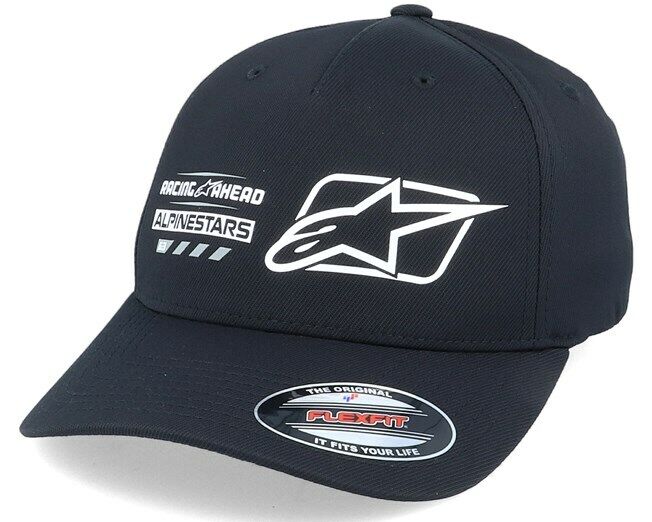 Alpinestar World Tour Flexifit Black Baseball Cap - 1210 81080