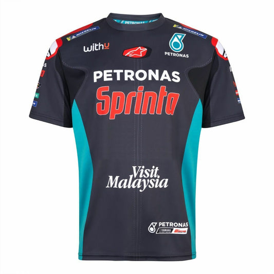Official Petronas Yamaha Team All Over Print T Shirt - 20Py Aopt4