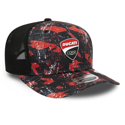 Official Ducati Corse New Era Aop Trucker Cap - 60334548