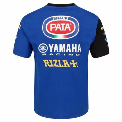 Official Pata Yamaha Racing Team T Shirt - 19YamWSBK-R-Act1