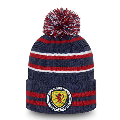 Scottish Football Sfa Stripe New Era Bobble Knit Hat - 60183697