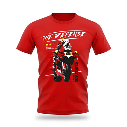 Official Alvaro Bautista The Defence Red T'shirt - Sbk23Rimte001Res