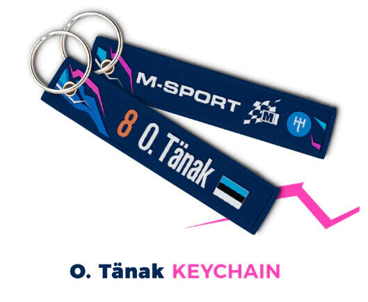 Official Ford Motorsport Wrc "Tanak" Keyring - Ms/Key Tanak