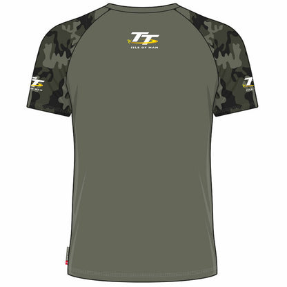 Official Isle Of Man TT Races Custom Army T Shirt - 19Acts7