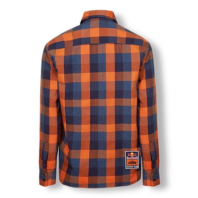 Official Red Bull KTM Racing Checked Flannel Shirt - KTM19006