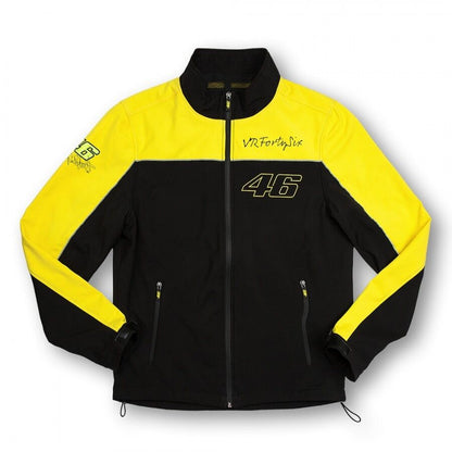 Official Valentino Rossi VR46 Black & Yellow Jacket - Vrm Jk 153204